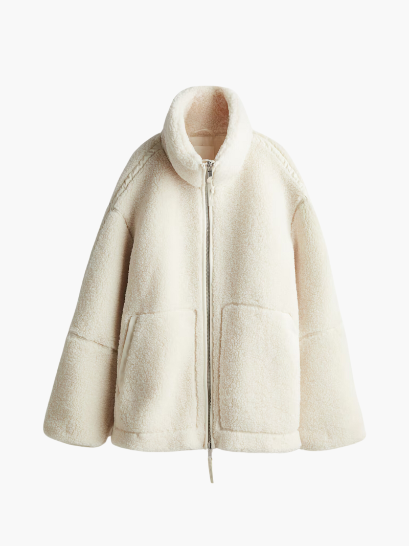 ジャケット・アウター ALUDE SELECT short no color teddy jacket ALUDE SELECT】short monotone leather teddy jacket | 【ALUDE