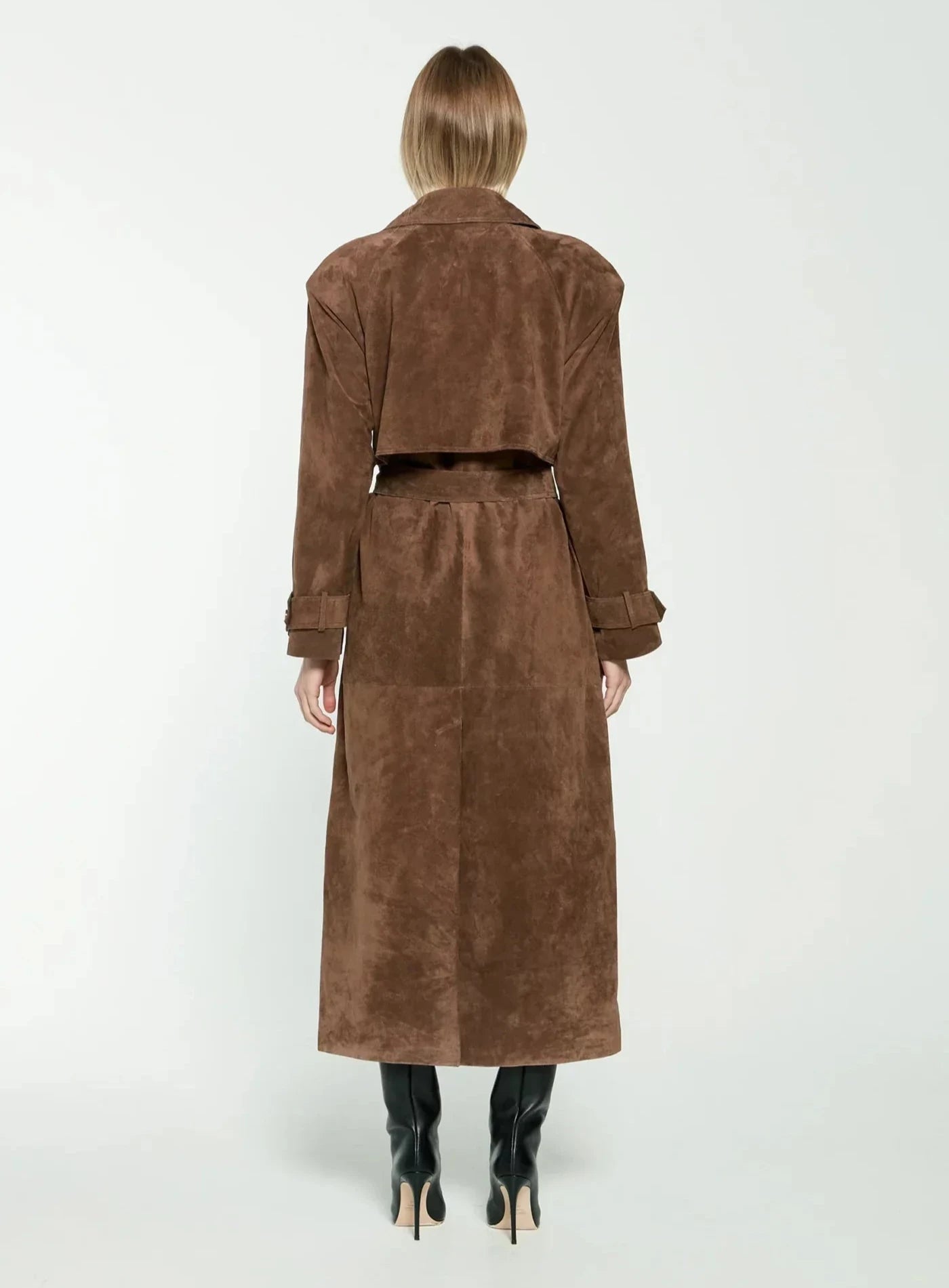 Kelly™ | Suede Trenchcoat